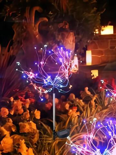 Светильник светодиодный 90LED мультиколор уличный на солнечн. батарее на медной проволоке аккум. AA NI-MH 600мА.ч КОСМОС KOC_SOL366