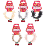 Резинка для волос «Жасмин», вишенки, микс 6 цветов, d-5,5см