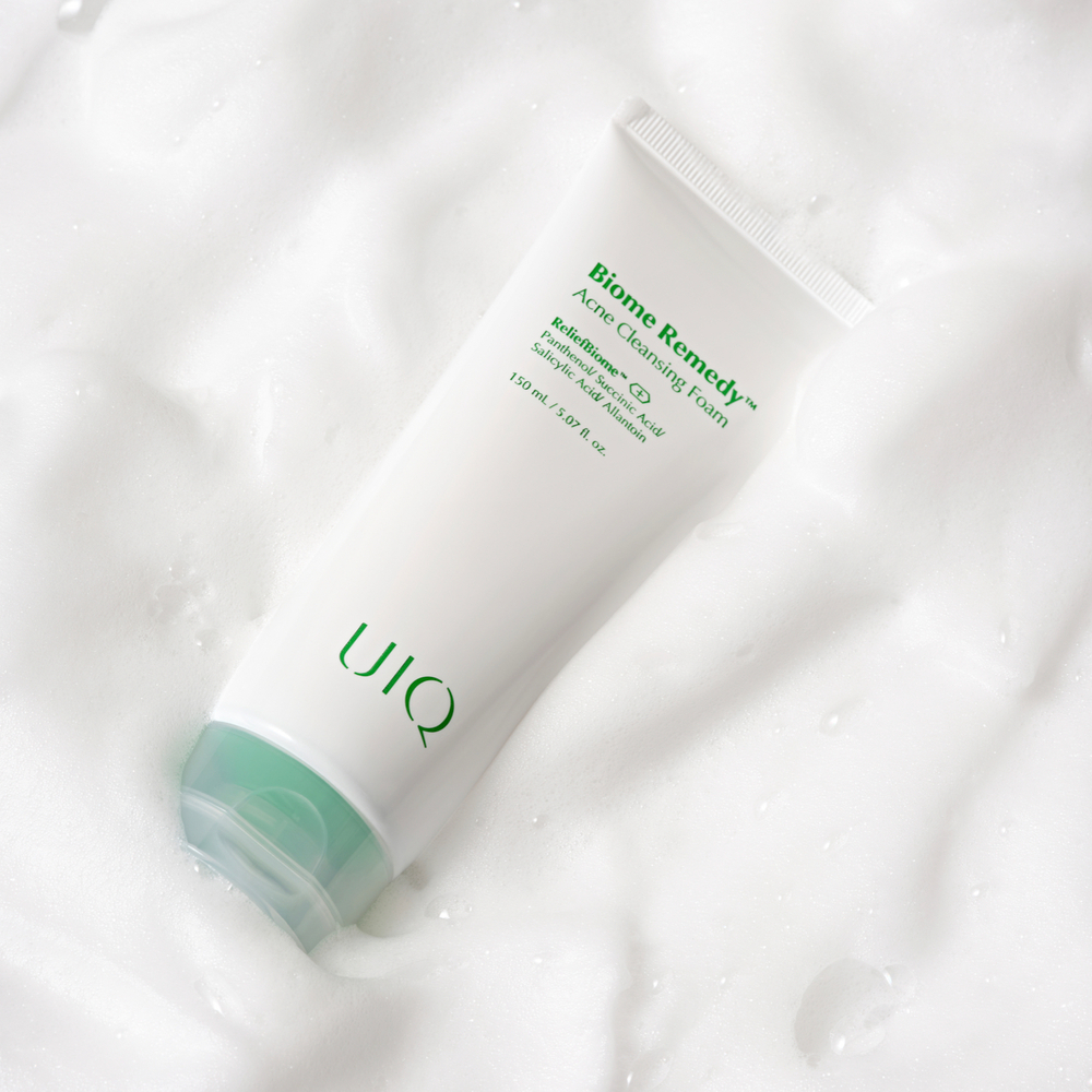 UIQ Biome Remedy Acne Cleansing Foam Очищающая пенка с постбиотиками против акне, 150 мл