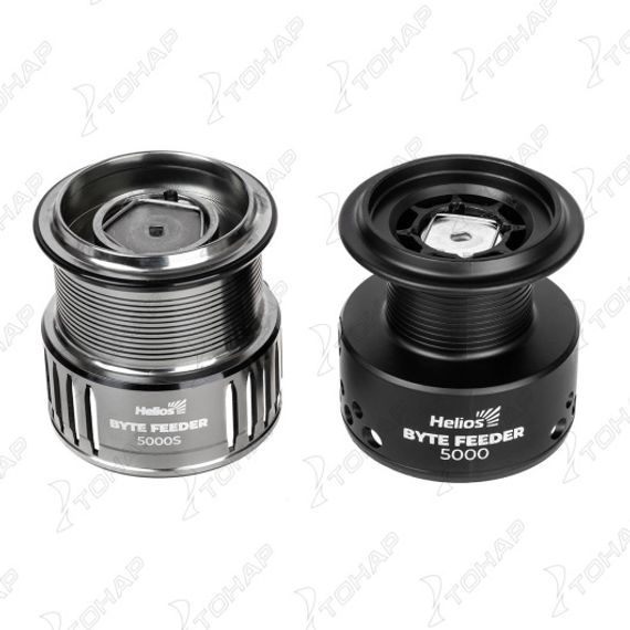 Катушка Byte feeder 5000S CP 4+1 подшип + зап шпуля (HS-BF-5000S-S) Helios