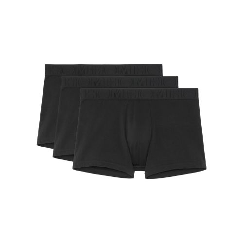 Мужские трусы боксеры набор из 3-х штук (черные) HOM TONAL PACK #2 Boxer Briefs 3p 402437_40T001