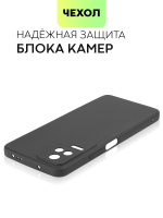 Чехол BROSCORP для Poco F4 оптом (арт. XM-PF4-COLOURFUL-BLACK)