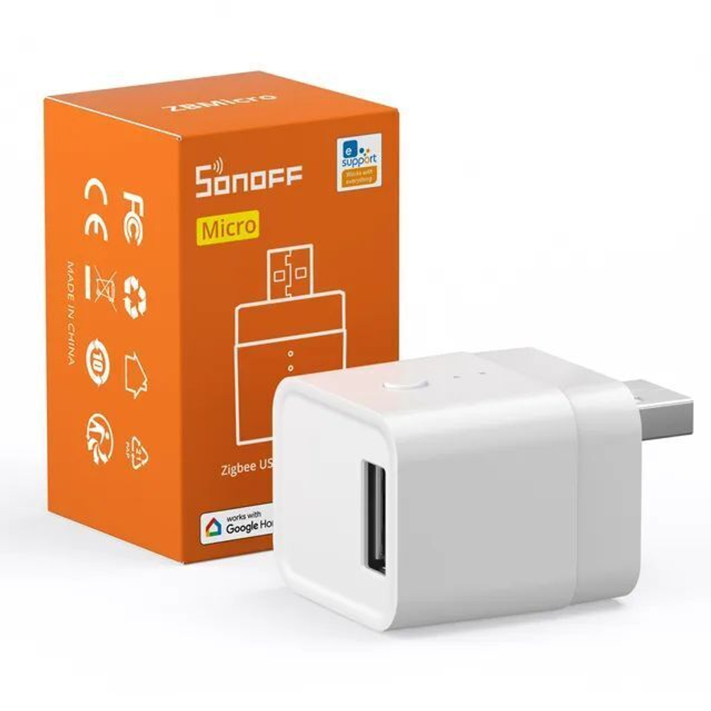 Умный Zigbee USB Type-A адаптер Sonoff ZBMICRO
