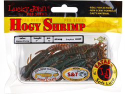 Мягкая приманка Lucky John Series HOGY SHRIMP 3.0in (76 мм), цвет 085, 10 шт.