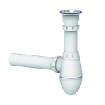 Сифон 1 1/2*40 А210 с трубой 40*40  UNICORN