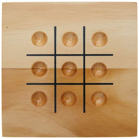 Деревянная игра в крестики-нолики Strobus