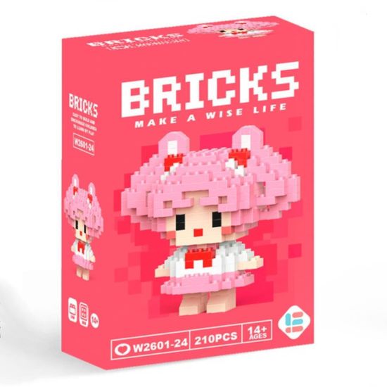 Конструктор Briks Chibiusa Сейлор Мун Чибиуса №24 (210 деталей)