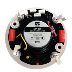Direct Power Technology DP-26F 6'+1.5' коаксиальная потолочная АС, RMS20W/Max40W, 8ohm, кроссовер, высота 200mm, цвет белый