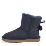 Угги Mini Bailey Bow Fur Brush Boot Navy