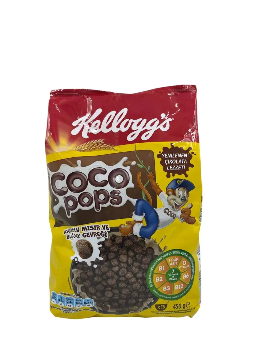 Хлопья Kellogg s Chocolate Coco Pops, 450гр.