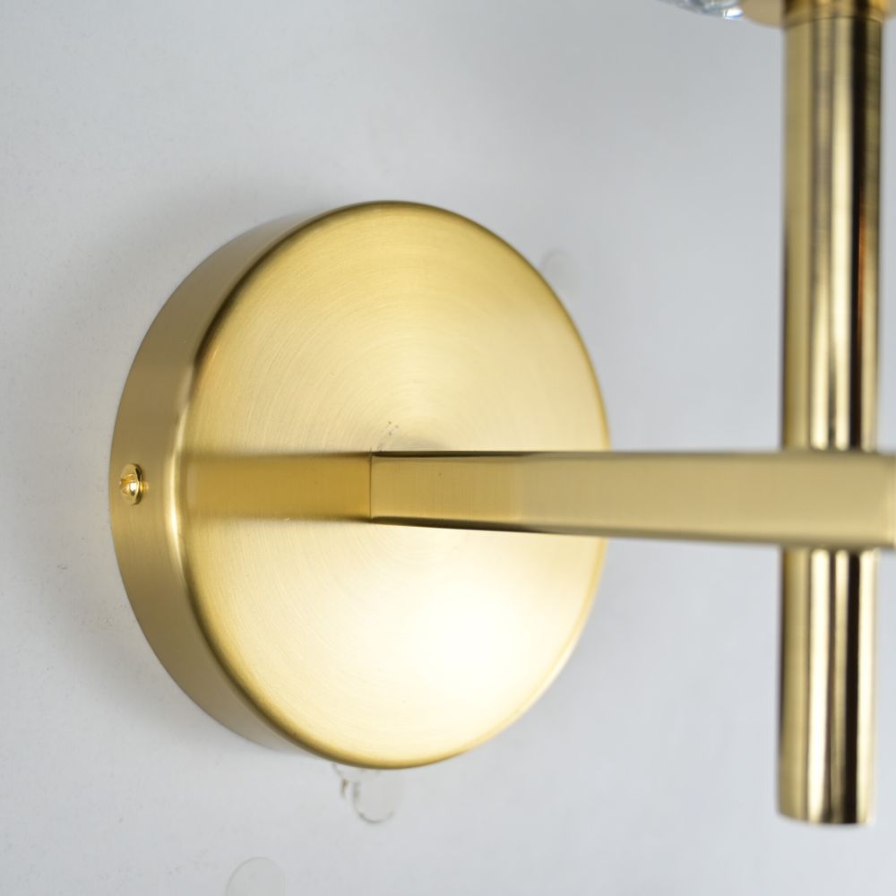 Бра Boule De Cristal Single Sconce Brass By Imperiumloft