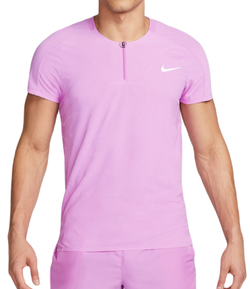 Теннисное поло Nike Court Dri-Fit Adventage Slam Tennis Polo - rush fuchsia/white - Purple