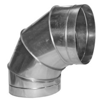 Отвод 90° нержавеющая сталь d=110 толщина металла 0,5