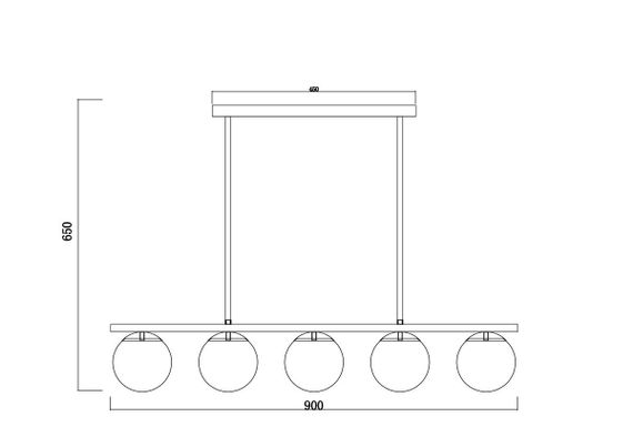 Подвесная люстра Freya Zing FR5199PL-05B