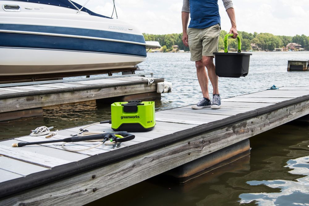 Аккумуляторная мойка высокого давления Greenworks GDC40, 5104507,40v, 70 бар, без АКБ и ЗУ