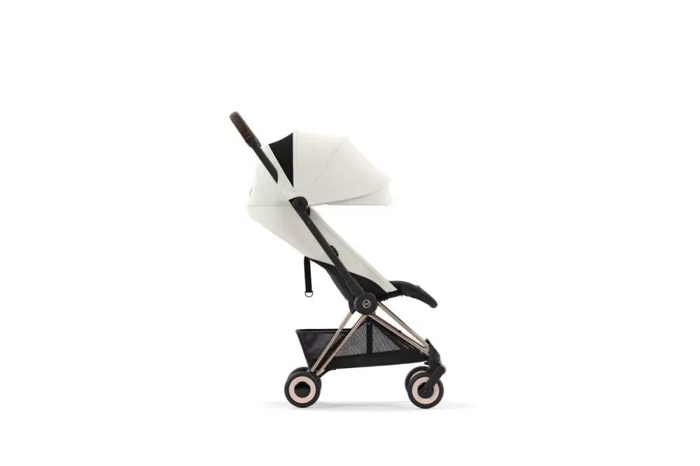 Коляска прогулочная Cybex Coya, Off White шасси Rose Gold