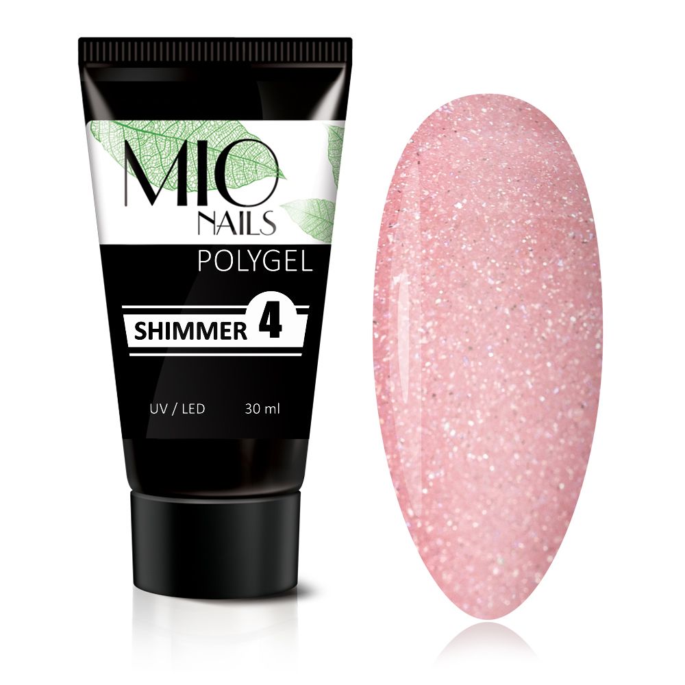 Mio Nails Polygel shimmer cover 4, 30 мл
