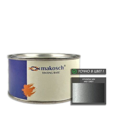Автоэмаль makosch/HYUNDAI MN, Базовая эмаль, серый, перламутр, 200мл.