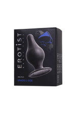 Анальная втулка Erotist Spade L – силикон, термоэффект, 11 см