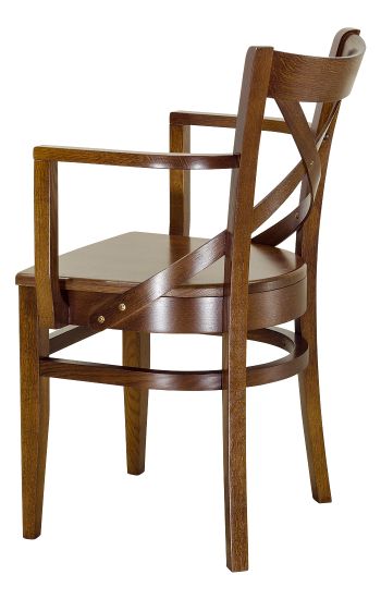 Кресло Соло (дуб/тон 344/жесткое сиденье)