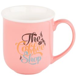 Кружка фарфоровая "Premium Coffee" v=380мл. (3вида) (min12) (транспортная упаковка)