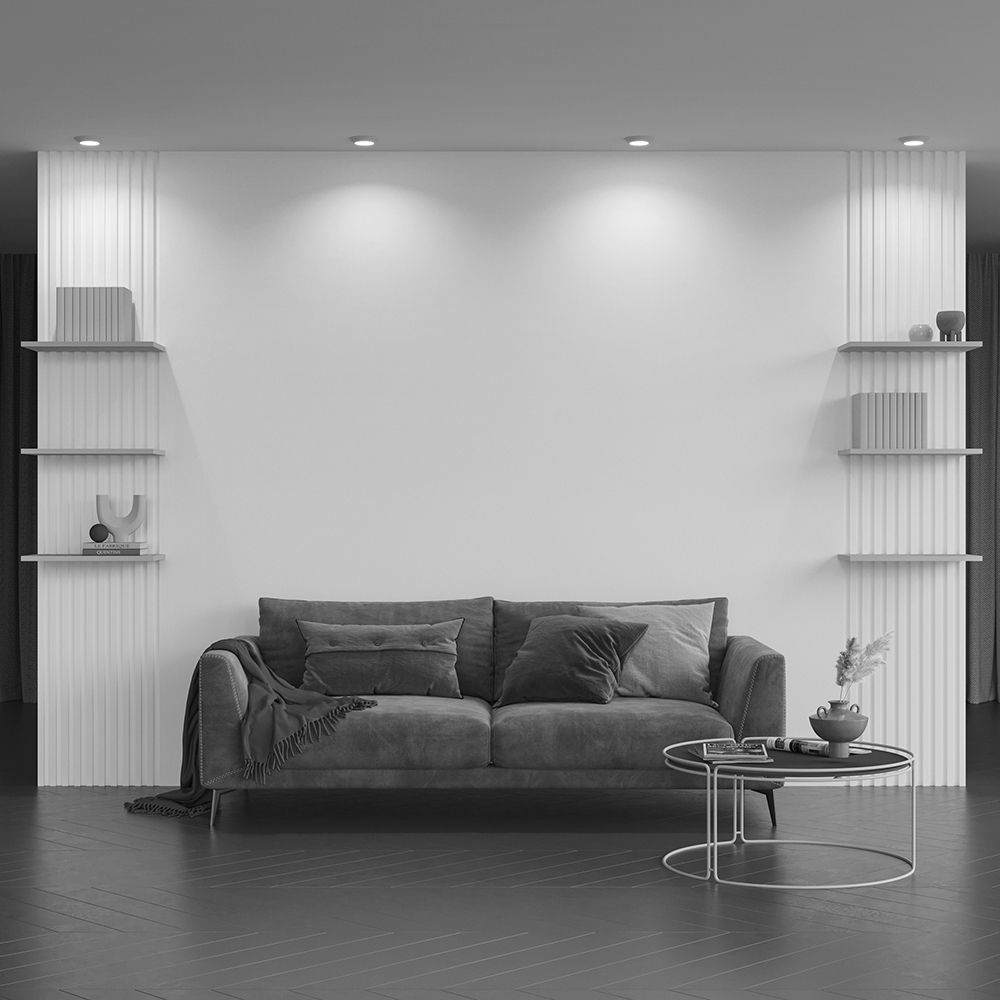 Встраиваемый светильник Maytoni Gyps Modern DL004-1-01-W