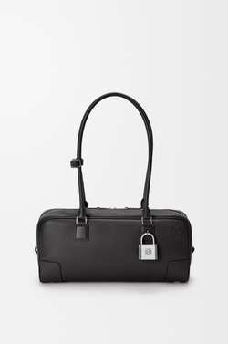 Loewe Укороченная сумка Amazona 31 из блестящей телячьей кожи, черный