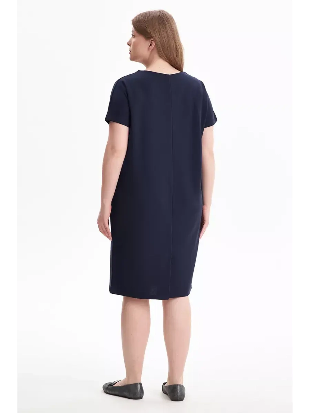 Платье базовое из крепа