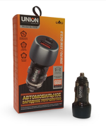 Автомобильное зарядное уст-во USBQC3.0+PD33W Union BL920B