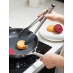 Щипцы кухонные smartchef, 33,5 см, серо-бордовые