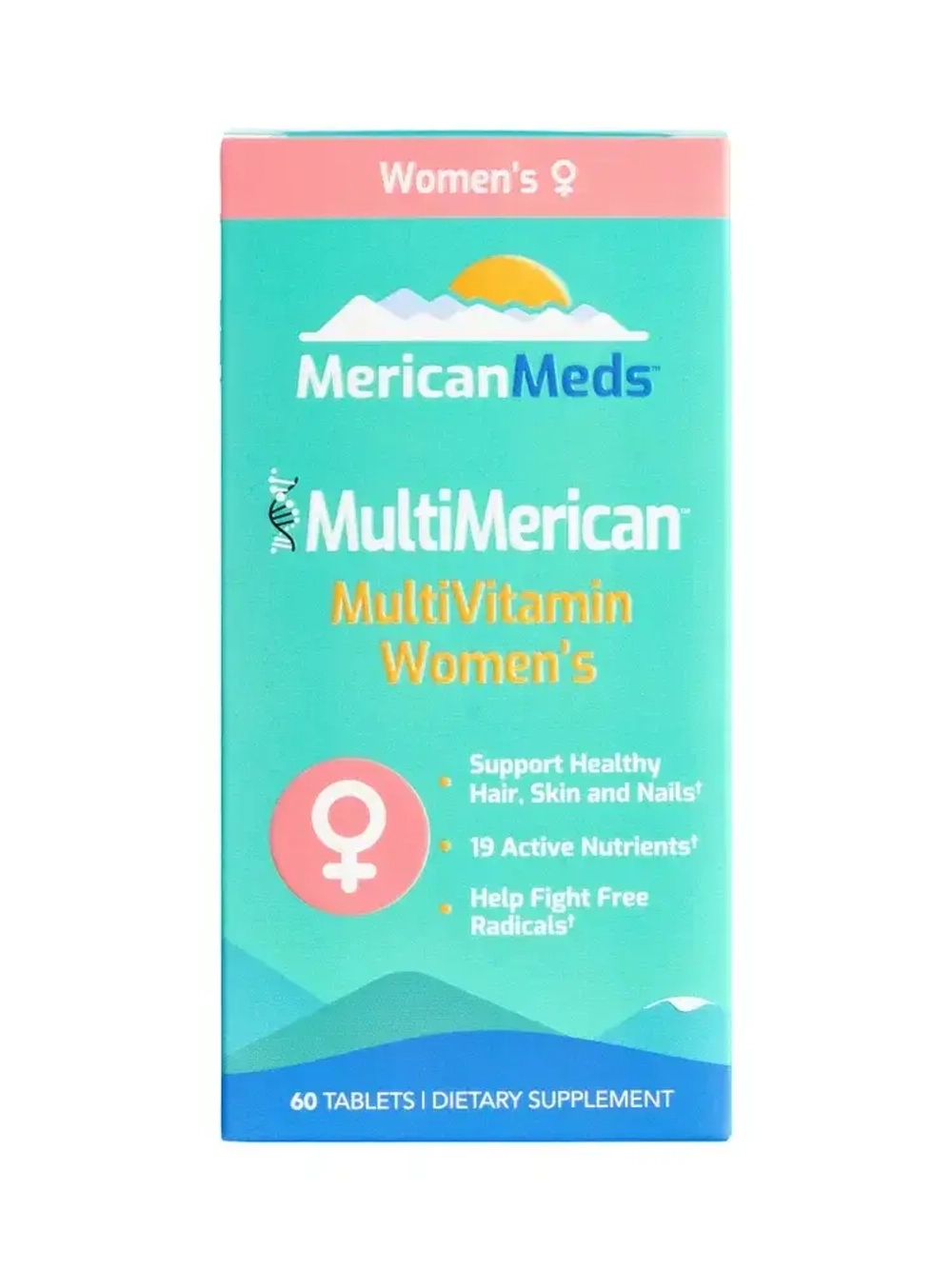 Витамины MericanMeds MultiVitamin Women's 60 таблеток