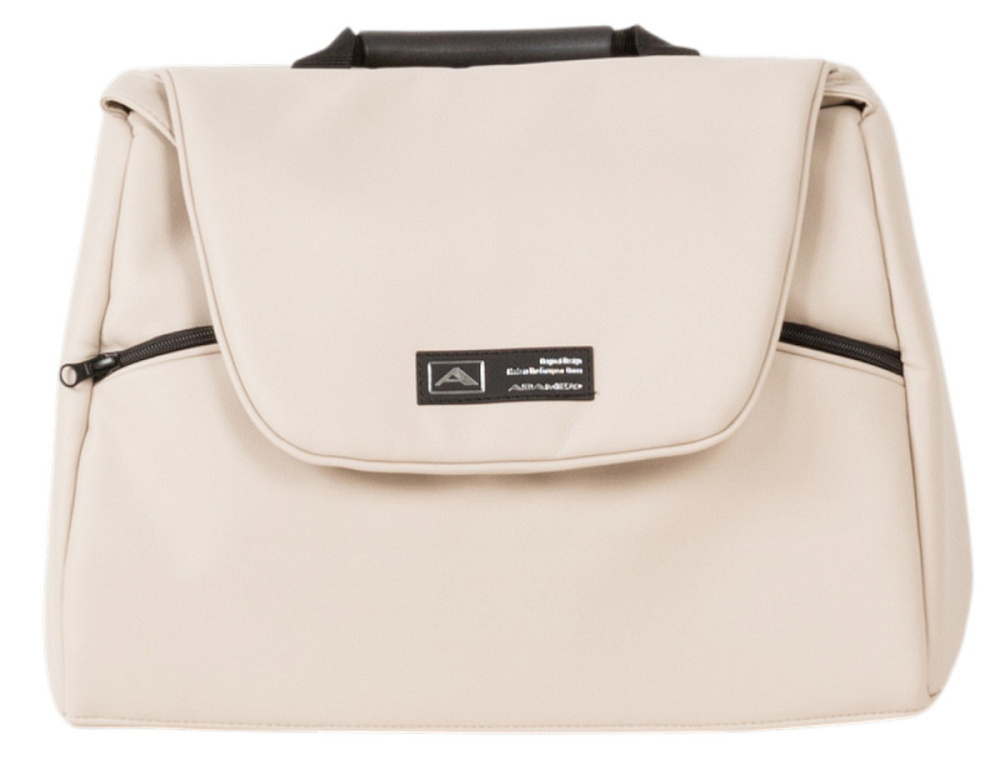 Детская коляска Adamex Nola Deluxe 3 в 1 N-SD10 (СВ.БЕЖ КОЖА + БЕЖ.ПЕРЛ.КОЖА)