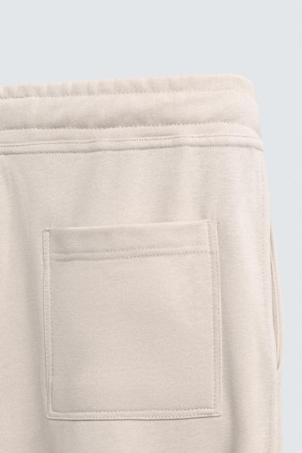 ZARA БАЗОВЫЕ БРЮКИ-ДЖОГГЕРЫ, СВЕТЛО-БЕЖЕВЫЙ