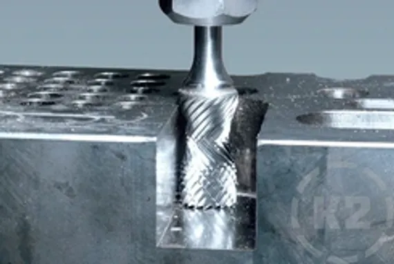 Комбинированная борфреза Karnasch конус 90° + цилиндр