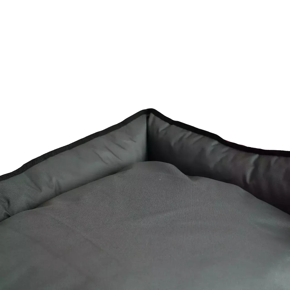 Лежак для средней собаки размер L антивандальный разборный серо-зеленый Lapalandia