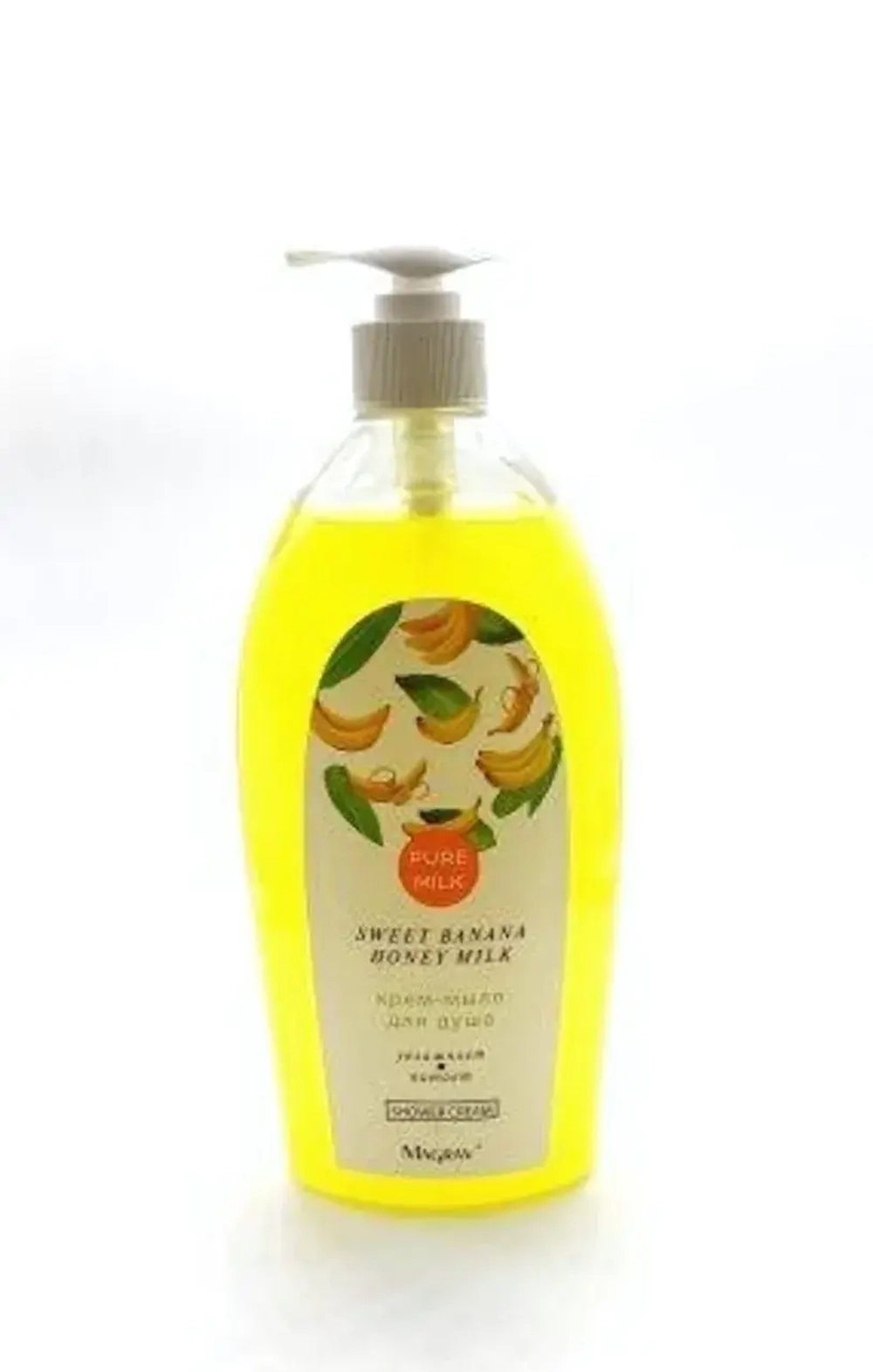Крем-мыло для душа PURE MILK «Sweet banana & Honey milk» 800мл