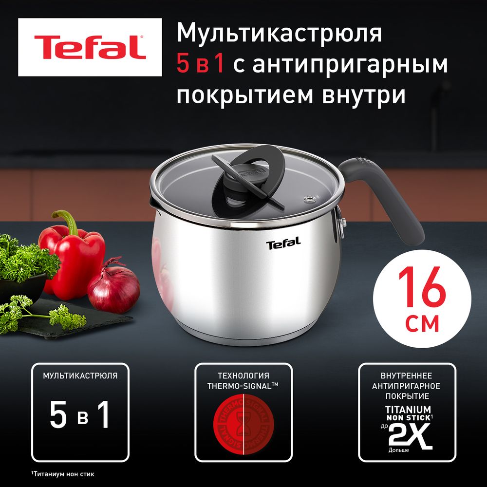 Мультикастрюля с крышкой Tefal Opti'Space 16 см G7371795
