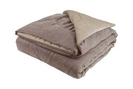 220-240 Покрывало Megapolis коричневый/песочный