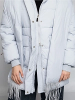 Куртка зимняя удлиненная с капюшоном