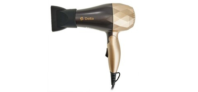 Фен DELTA DL-0909 коричневый с золотым