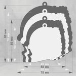 Акриловая медаль Фигурное катание 1774-050