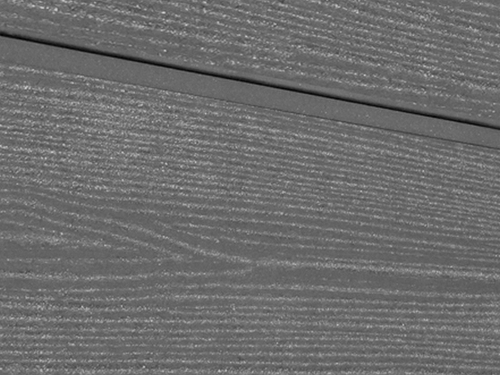 Cайдинг  из ДПК. Sorbus Радиальный распил. Цвет пепельный.