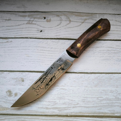 Кованый нож Кизляр "Лесник" серия №3