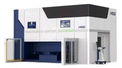 Пятиосевой 3D лазерный станок HSG Laser серии CELL для резки металла