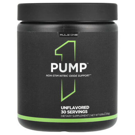 Rule One Proteins, Pump, без добавок, 255 г (8,99 унции)