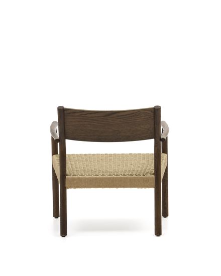 Yalia Кресло из массива дуба с отделкой из ореха и сиденьем из 100% веревки Испания La Forma