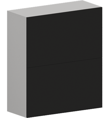 Кухня Модуль ШВГ 802Г Ликата / Черный матовый