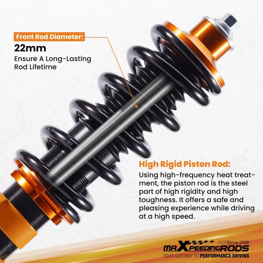 MaXpeedingrods Adjustable Coilovers Kits подходит для автомобиля Honda Fit 1st Gen Hatchback 2007-08