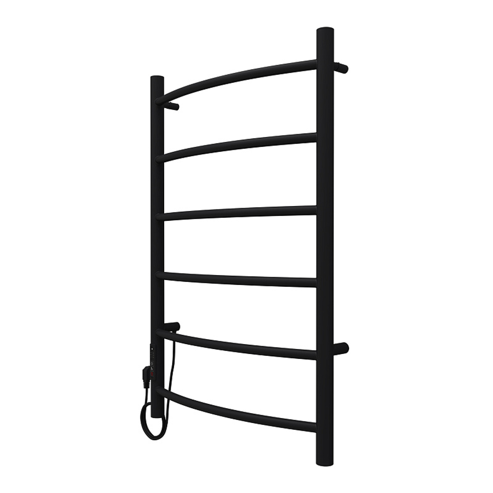 Полотенцесушитель электр. Azario VERONA 53.2х80, Черный