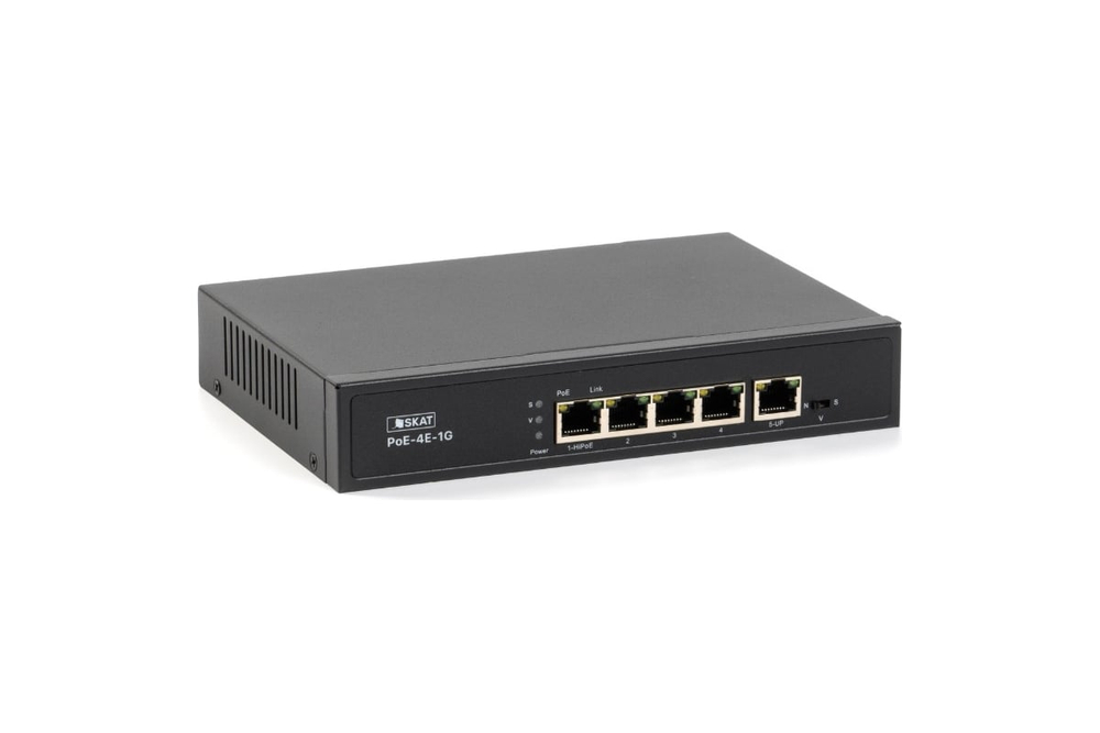Коммутатор SKAT PoE-4E-1G
